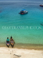 THAILAND, Koh Tao Island, Mango Bay, beach and longtail boats, THA2000JPL