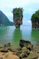 THAILAND, Phang Nga Bay, Khao Phing Kan (James Bond Island), Ko Ta Pu islet, THA4275JPL