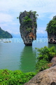 THAILAND, Phang Nga Bay, Khao Phing Kan (James Bond Island), Ko Ta Pu islet, THA4280JPL