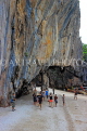 THAILAND, Phang Nga Bay, Khao Phing Kan (James Bond Island), and tourists, THA4286JPL