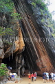 THAILAND, Phang Nga Bay, Khao Phing Kan (James Bond Island), limestone formations, THA4320JPL