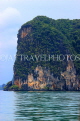 THAILAND, Phang Nga Bay, limestone islands, islet rock formations, THA4241JPL