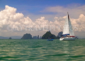 THAILAND, Phang Nga Bay, sailboat, THA2015JPL