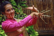 THAILAND, Rose Garden, Fingernail dancer (of northern region), THA1974JPL