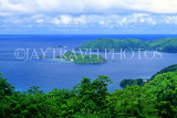 TOBAGO, coast and view towards Little Tobago island, CAR1344JPL