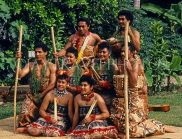 TONGA, Nukualofa, National Centre, Tongans in traditional dress, TON116JPL