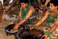 TONGA, Nukualofa, Tongans performing traditional Kava ceremony, TON2219JPL