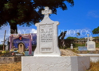 TONGA, Nukualofa, cemetery, gravestones, TON163JPL