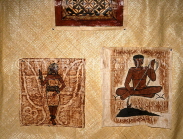 TONGA, Nukualofa, crafts, Tapa Cloth, wall hangings, TON132JPL