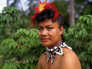TONGA, Tongan woman, posing, TON127JPL