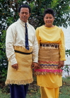 TONGA, Tongans in traditional day dress (for men and women), TON220JPL