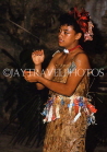TONGA, cultural dancer, with body oiled in coconut oil (during Tongan Feast), TON164JPL