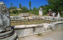 TURKEY, Aphrodisias, ruins of Thermal Baths of Hadrian, TUR613JPL