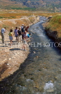 TURKEY, Dalyan, tourists by Thermal Springs, TUR653JPL