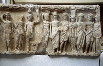 TURKEY, Ephesus, Selcuk, Selcuk Museum, Temple of Hadrian friezes, TUR597JPL