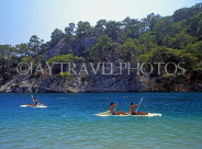 TURKEY, Fethiye area, Olu Deniz lagoon and holidaymakers, TUR324JPL