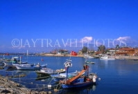 TURKEY, Side, harbour and fishing boats, TUR700JPL