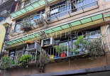 Taiwan, TAIPEI, Chifeng Street area, old houses with balconies, TAW1344JPL