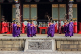 Taiwan, TAIPEI, Confucius Temple, and ancient ritual ceremony being performed, TAW1091JPL