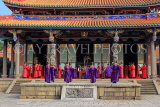 Taiwan, TAIPEI, Confucius Temple, and ancient ritual ceremony being performed, TAW1108JPL