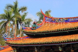 Taiwan, TAIPEI, Confucius Temple, temple buildings, roof detail, TAW1114JPL
