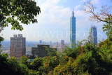 Taiwan, TAIPEI, Elephant Mountain, Taipei 101 building and city view, TAW436JPL