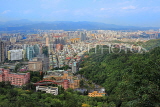 Taiwan, TAIPEI, Elephant Mountain, city view from mountain top, TAW434JPL