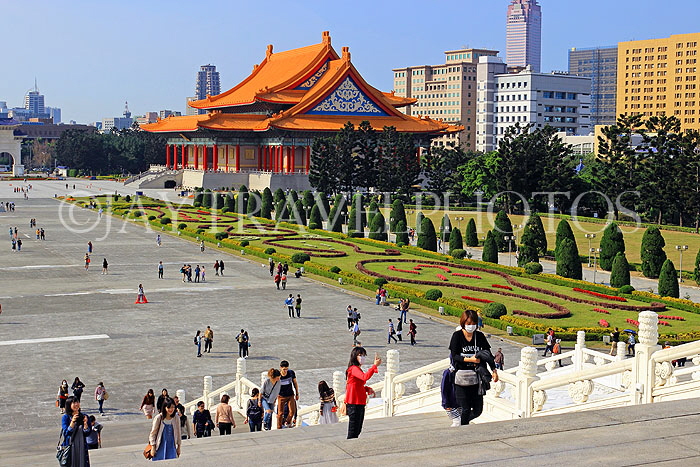 Taiwan, TAIPEI, Liberty Square, view from Chiang Kai-shek Memorial Hall, TAW798JPL