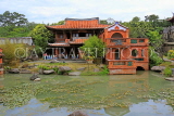 Taiwan, TAIPEI, Lin An Tai House & Museum, Moon Pond and pavilions, TAW915JPL