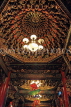Taiwan, TAIPEI, Songshan Ciyou Temple, main hall, elaborate ceiling carvings, TAW1013JPL