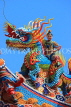 Taiwan, TAIPEI, Wunchang Temple, roof top statues and sculptures, TAW469JPL