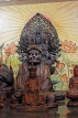 Taiwan, TAIPEI, Xia Hai City God Temple, shrine room, statues of deities, TAW930JPL