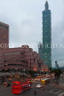 Taiwan, TAIPEI, Xinyi Road, Taipei 101 building, dusk view, TAW1271JPL