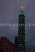 Taiwan, TAIPEI, Xinyi Road, Taipei 101 building, night view, TAW1276JPL