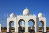 UAE, ABU DHABI, Sheik Zayed Mosque, entrance, UAE661JPL