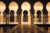 UAE, ABU DHABI, Sheik Zayed Mosque, night view, UAE669JPL