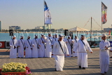 UAE, ABU DHABI, The Corniche, men performing a traditional cultural show, UAE691JPL