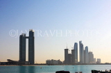 UAE, ABU DHABI, skylines at dusk, UAE698JPL