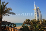 UAE, DUBAI, Burj al Arab Hotel, and beach, UAE340JPL