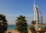 UAE, DUBAI, Burj al Arab Hotel, and beach, UAE385JPL