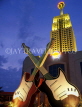 UAE, DUBAI, Hard Rock Cafe, night view, DUB186JPL