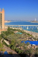 UAE, DUBAI, Palm Jumeirah, Atlantis Hotel, pool and beach, UAE343JPL