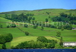 UK, Cumbria, LAKE WINDERMERE, hillside view from lake, UK5196JPL