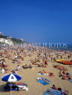 UK, Dorset, BOURNEMOUTH, beach and sunbathers, DOR709JPL