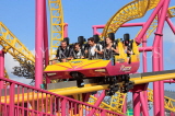UK, Essex, Southend-On-Sea, Adventure Island, Rage roller coaster ride, UK6813JPL