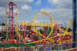 UK, Essex, Southend-On-Sea, Adventure Island, Rage roller coaster ride, UK6821JPL