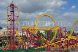 UK, Essex, Southend-On-Sea, Adventure Island, Rage roller coaster ride, UK6825JPL