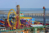 UK, Essex, Southend-On-Sea, Adventure Island, and Rage roller coaster ride, UK6826JPL