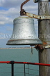 UK, Essex, Southend-On-Sea, Southend Pier, RNLI Lifeboat Station, historic firebell, UK6897JPL