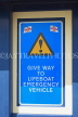 UK, Essex, Southend-On-Sea, Southend Pier, RNLI Lifeboat Station, sign, UK6899JPL